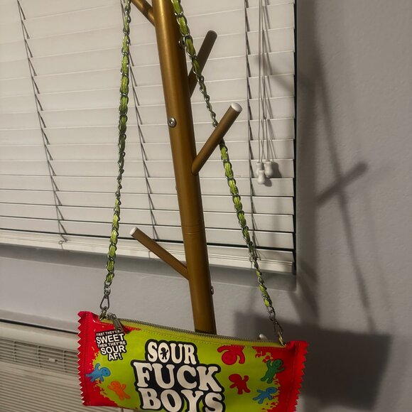 Dolls Kill Current Mood Sour F*** Boys Bag - Picture 2 of 3